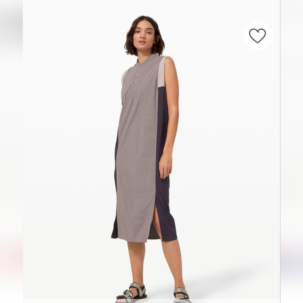 Take The Moment Dress Lululemon x Robert Geller Maxi Dress Sz M